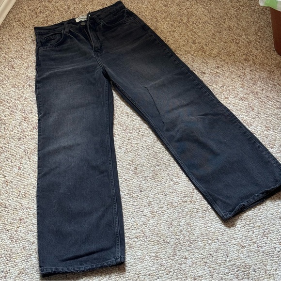 Reformation Wilder high rise cropped wide Jean in Trinity - Picture 5 of 8